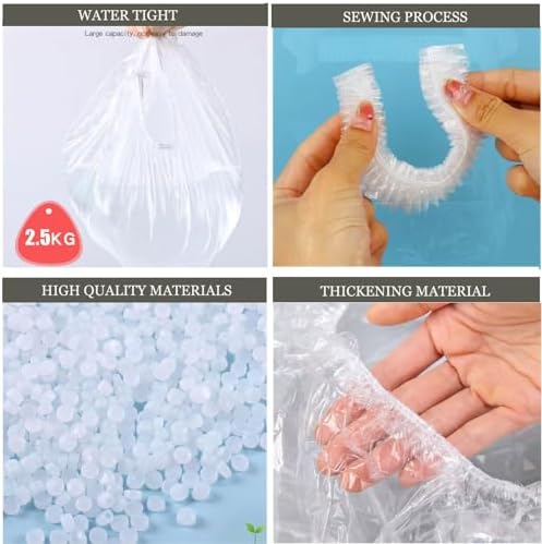 Individually folded clear travel toilet seat cover bags close up