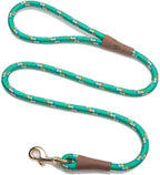 Mendota Pet Snap Leash - British-Style Braided Dog Lead, Made in The USA - Black, 1/2 in x 6 ft - for Large Breeds - Image 12