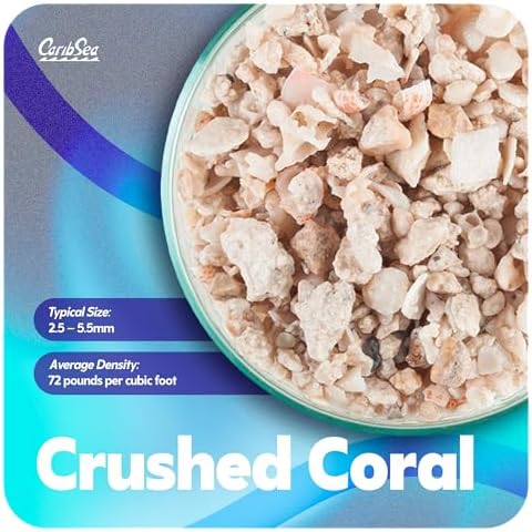 High-quality aragonite grains for aquarium water buffering