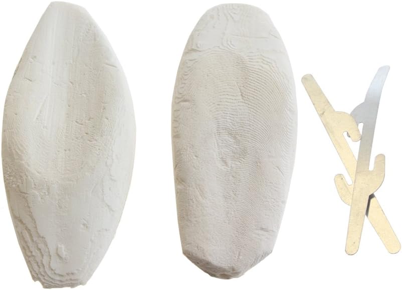 Emours Natural Cuttlefish Bone front view of twin pack packaging showing two natural pieces.