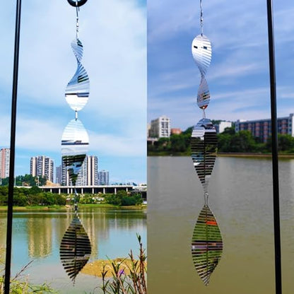 Garden decorative wind spinners for bird control