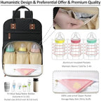 Tenot diaper bag backpack showing side pockets and structure