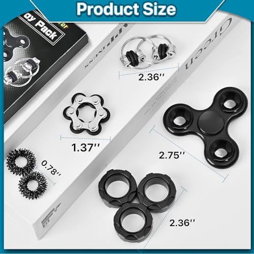 Dr.kbder black metal fidget spinner closeup