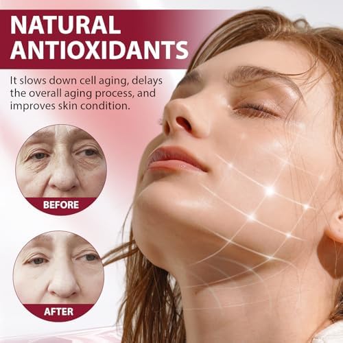 Nutritional facts panel of Echoes of the Spring 12mg triple strength antioxidant softgels.