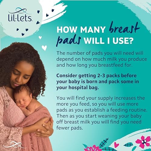 Side profile of Lil-Lets disposable breast pad