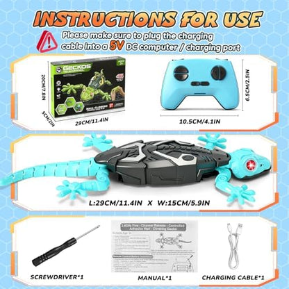 Authentic Ketiee RC wall climbing lizard toy packaging