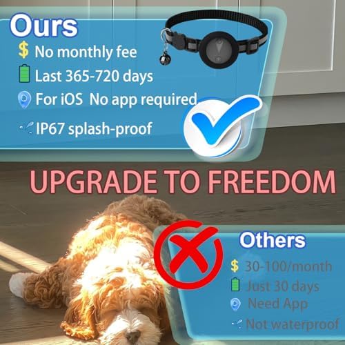 Focushine anti-lost pet tracking device with premium breakaway safety buckle