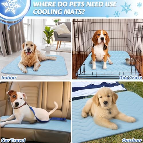 ZENGAOOU washable pet cooling mat being loaded into a home washing machine for easy maintenance.