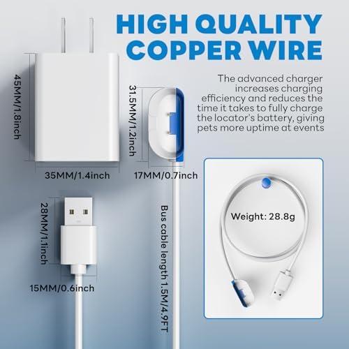 Flexible cable design for Tractive GPS replacement charger