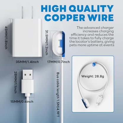 Flexible cable design for Tractive GPS replacement charger