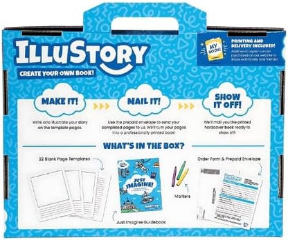 Hardcover book templates and blank story pages from Lulu Junior kit