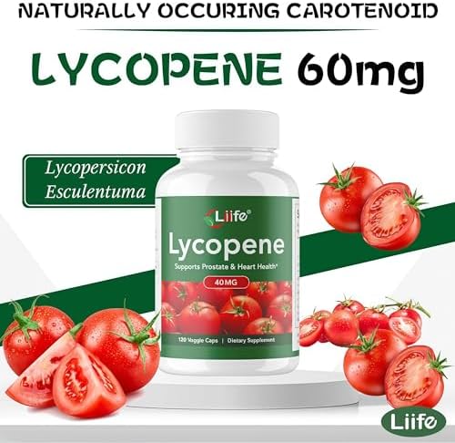 LIIFE Lycopene 40mg complete product bottle display