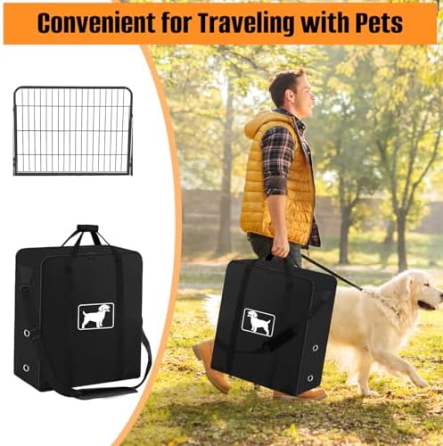 Ergonomic side carrying handles on pet travel bag for multi person transport