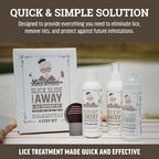 Professional metal nit comb for effective lice and egg removal