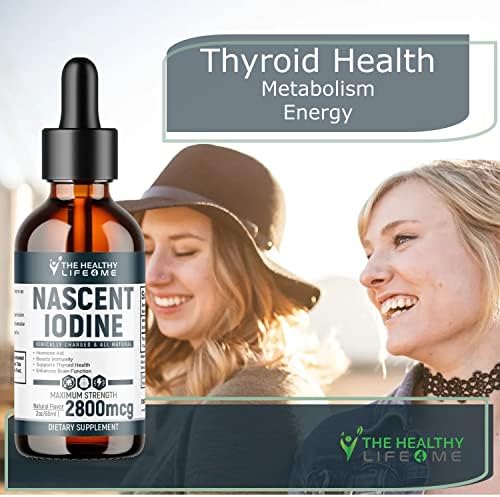 The Healthy Life 4 Me Nascent Iodine liquid drops dropper demonstration