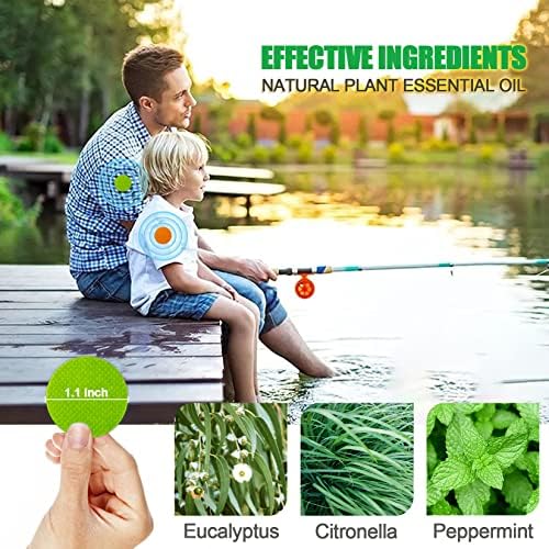 Scentpellent mosquito patches showing natural ingredients label
