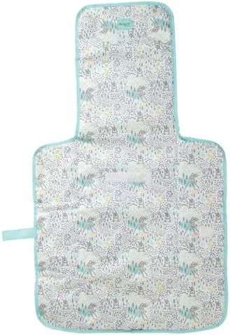 Disney Baby travel changing mat folded showing velcro closure