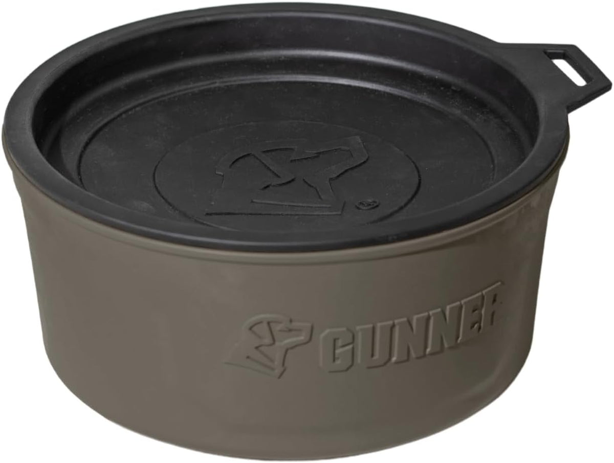GUNNER Dog Bowl with Spill-Proof Travel Lid- K9 Companion Food & Water Bowl, Lightweight Rust-Proof & Shock Resistant Stackable, Leak Resistant Nesting Lid, (Tan) - Image 12