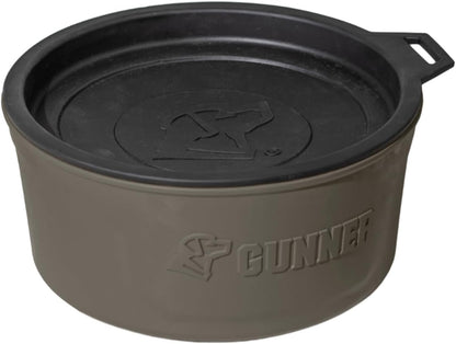 GUNNER Dog Bowl with Spill-Proof Travel Lid- K9 Companion Food & Water Bowl, Lightweight Rust-Proof & Shock Resistant Stackable, Leak Resistant Nesting Lid, (Tan) - Image 12