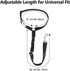 Heavy duty metal hardware on Plutus Pet vehicle harness