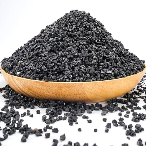 Toypopor volcanic black lava rocks for freshwater aquarium gravel setup