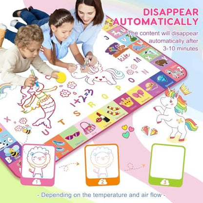 Educational alphabet and animal prints on Wedopro mat border