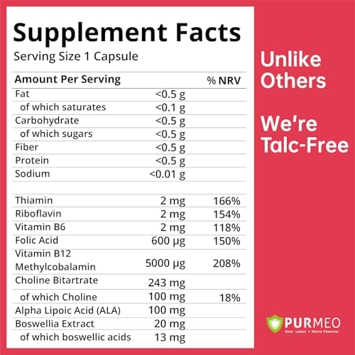 Purmeo ear health supplement bottle highlighting German pharmaceutical grade quality