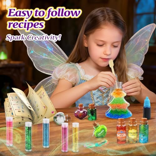 Children using Gadetouq magic potion kit for DIY craft activity