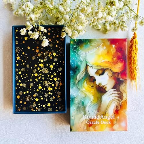 Qcsdckot oracle cards next to a meditation crystal