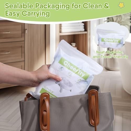 CheerTry 300 Milliliter absorbent potty liners stacked