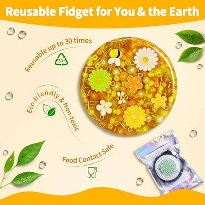 PLUMIA honey theme sensory pillow package showcasing non toxic food grade materials.