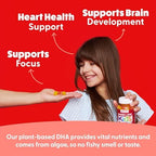 Feel Great 365 Kids Complete Omega Gummy Vitamins open bottle showing chewable gummies