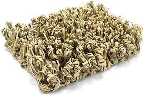 Oxbow Timothy Hay Hide & Seek Mat, Small - Rabbit & Guinea Pig Toys for Chewing & Relaxation, Enrichment for Bunny, Hamster, Chinchilla, Rat, Timothy Hay Small Animal Cage Accessories - Image 4
