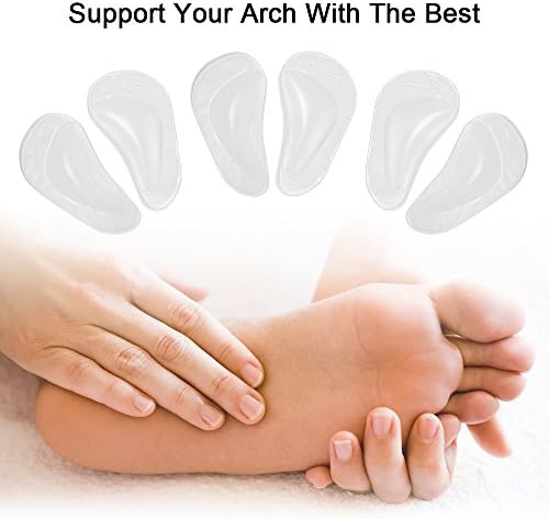 Close up of medical grade PU gel texture on Dr. Foot arch support pads.