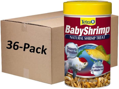 Authentic Tetra BabyShrimp aquarium treat for color enhancement