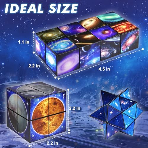 Euclidean Cube star magic set fully transformed into a flat rectangular prism layout