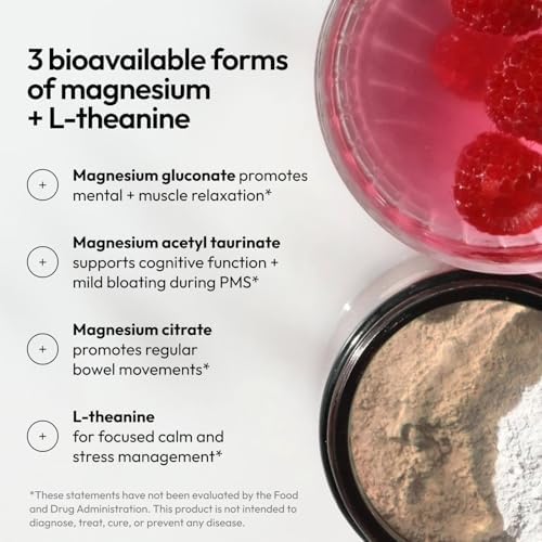 Authentic USA imported Moon Juice magnesium powder mixed in a glass of water