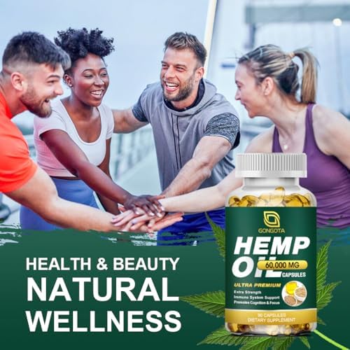 Gongota hemp oil capsules premium quality seal and branding