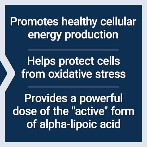 Life Extension Super R-Lipoic Acid bottle side profile