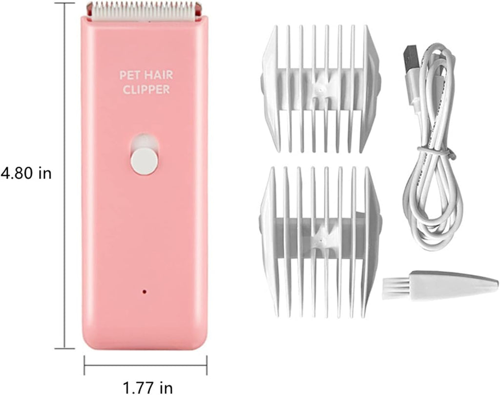 Tileon electric pet hair trimmer with dual sided guide combs