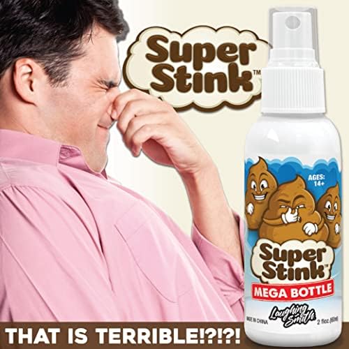 The complete packaging of the Laughing Smith bad gas simulation spray for party favors