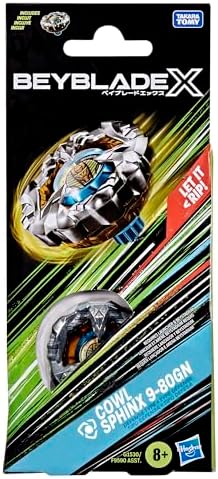 Beyblade X Cowl Sphinx 9-80GN Booster Pack Set with Defense Type Top; Authentic Takara Tomy Battle Tops Games/Toys for Boys and Girls 8+ - Image 4