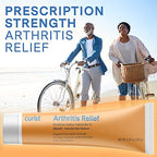 Curist 1 percent arthritis cream gel tube showing active ingredient information