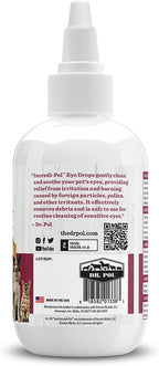 Gentle non stinging pet eye solution for removing tear stains