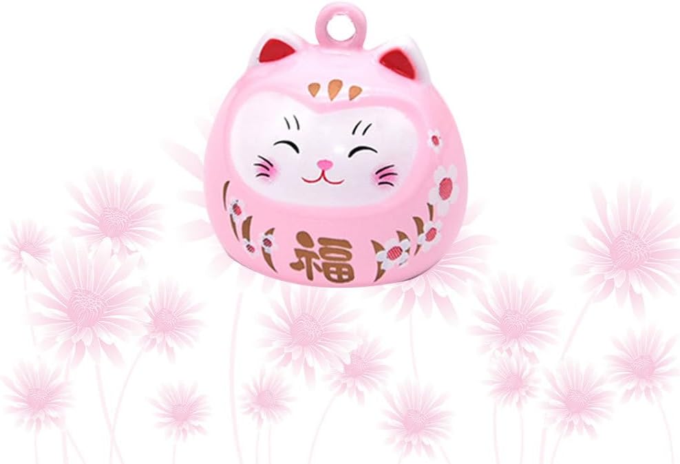 Goohochy fortune cat bell showing the hanging loop design