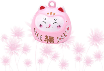 Goohochy fortune cat bell showing the hanging loop design