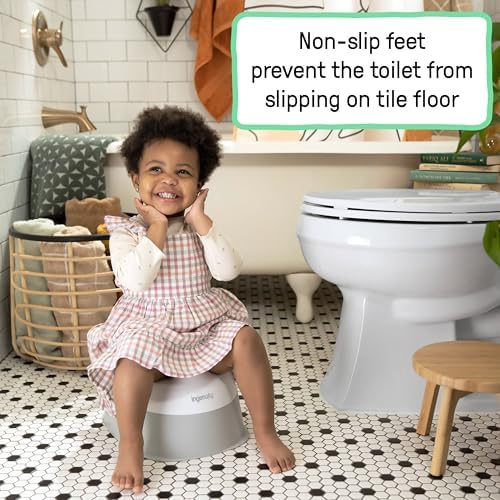 Close up of Ingenuity Ready Set Go Potty seat surface