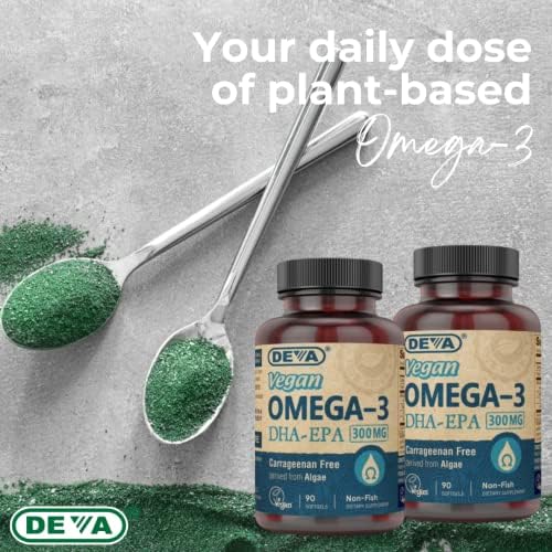 Deva vegan omega 3 90 softgels package close up