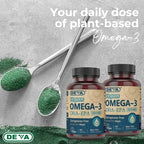 Deva vegan omega 3 90 softgels package close up