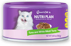 Queen's Cat & NUTRI PLAN Wet Cat Food Gourmet Tuna & Mackerel Meat Recipe 5.64 oz Cans, High Protein Taurine Rich, No Added Preservatives or Seasonings, Complete Balanced Nutrition, Pack of 24 - Image 10